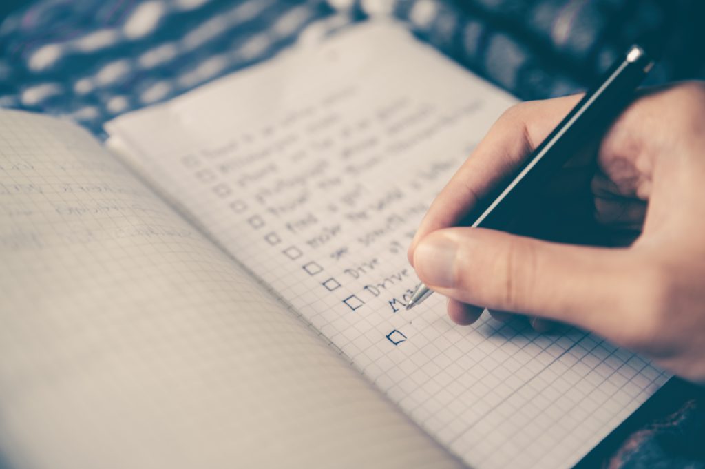 faire une checkliste pour le télétravail à domicile